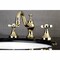 Kingston Brass KC7162BEX 8" Widespread Bathroom Faucet, Polished Brass KC7162BEX - alternate 2